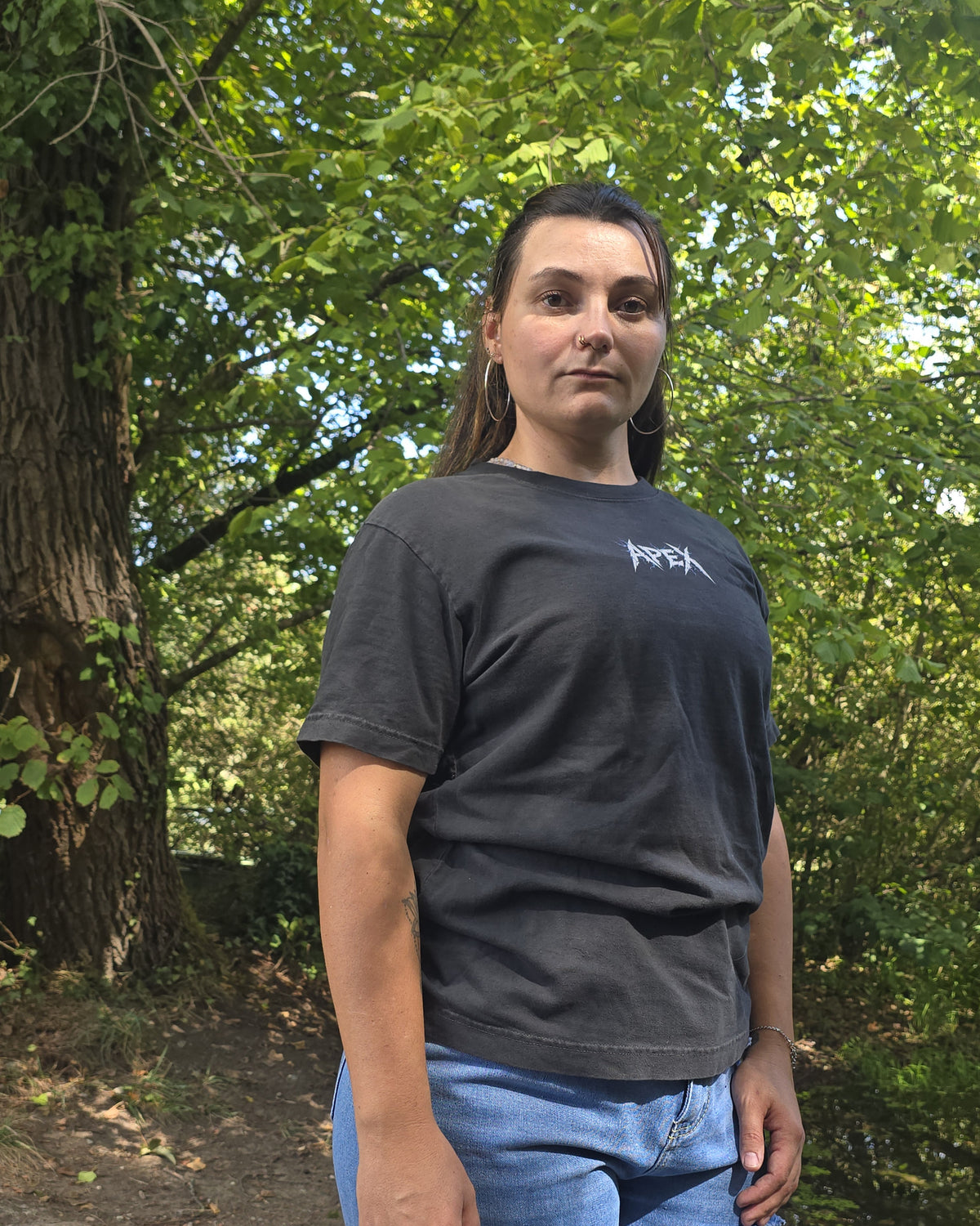 APEX SUPPLY Lightning Tee – Washed Black