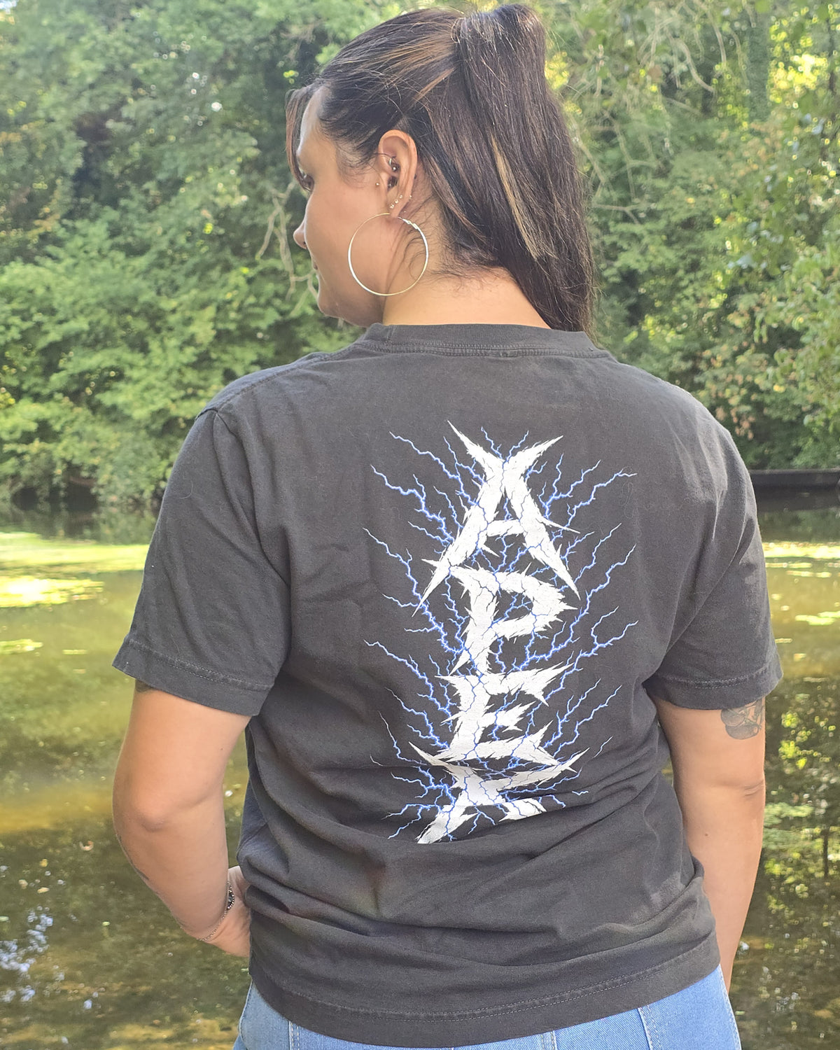 APEX SUPPLY Lightning Tee – Washed Black