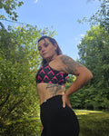 APEX Element Sports Bra Hot Pink getragen