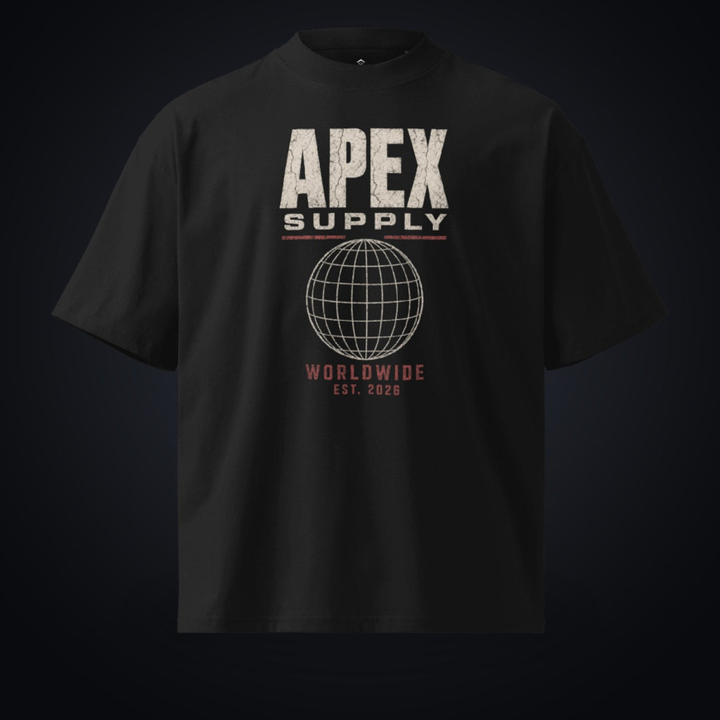 APEX SUPPLY Vintage Oversized Tee – Washed Graphic